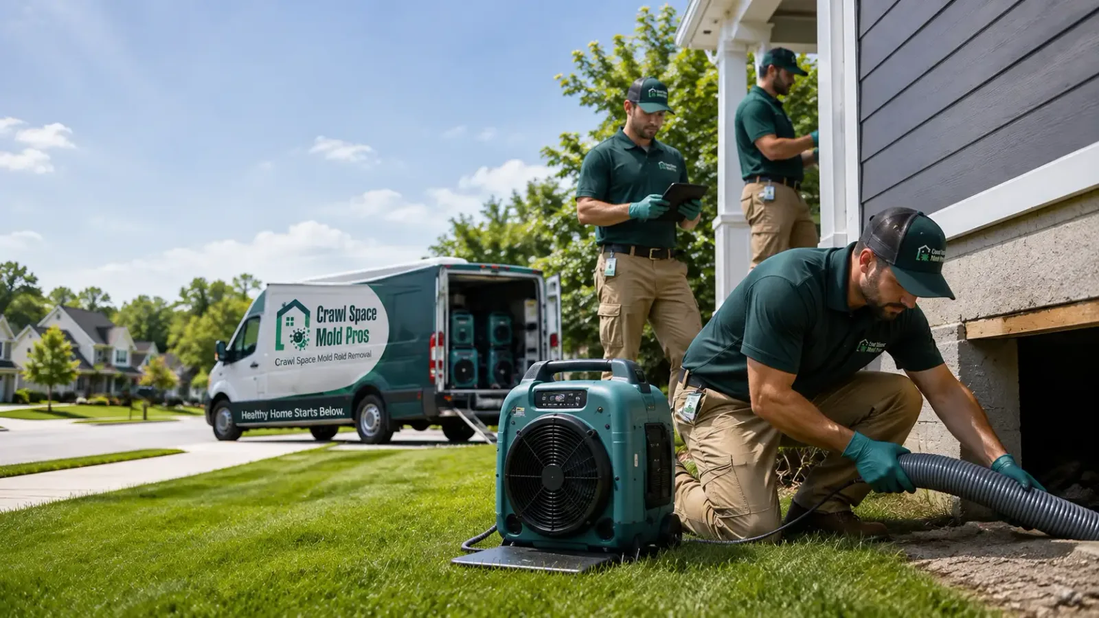 Crawl Space Mold Removal in Palmyra, MI